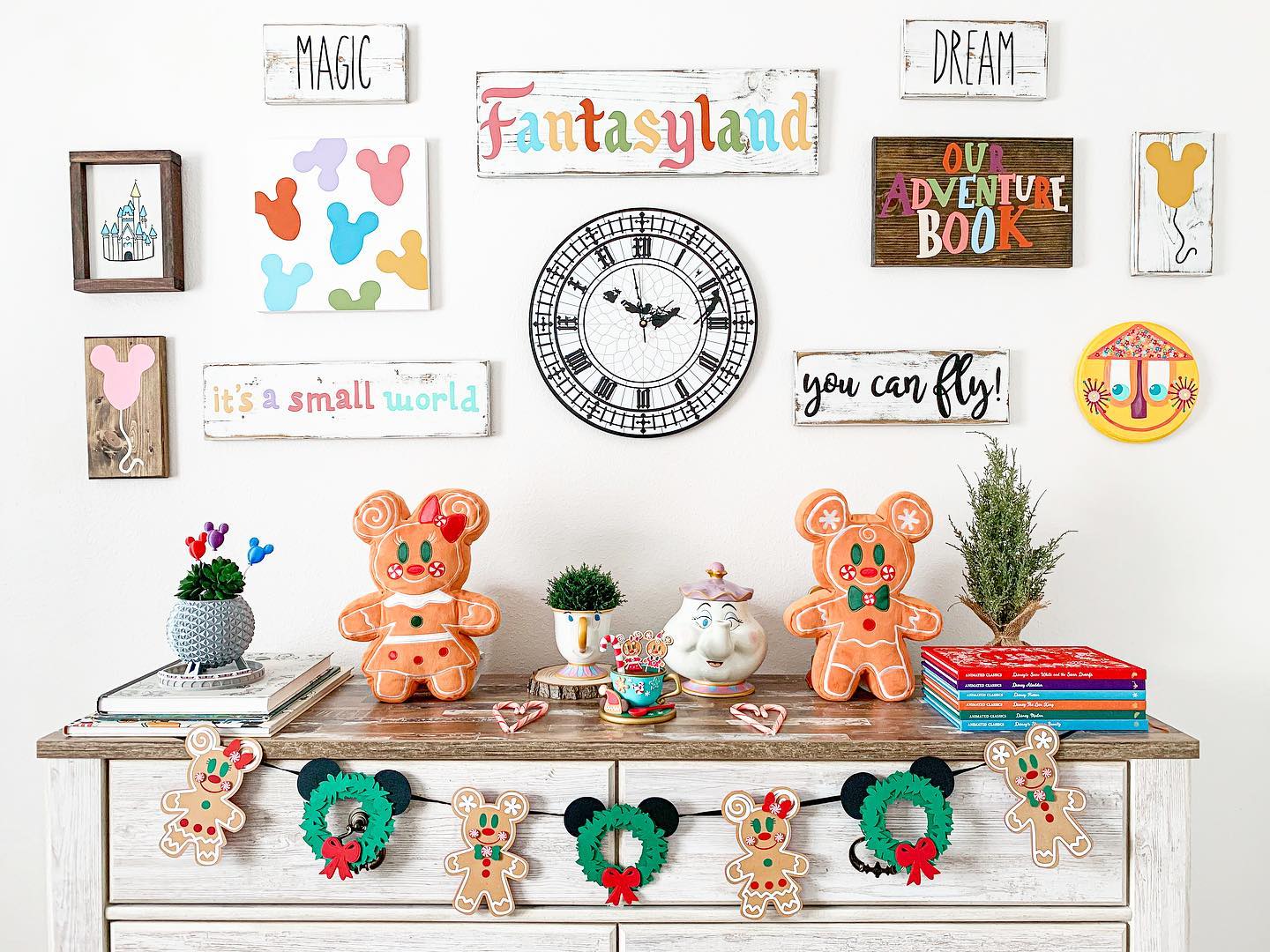 Peter Pan Big Ben Wall Clock