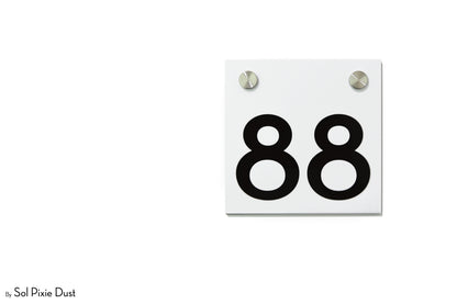 Acrylic Address Plaque - Signs