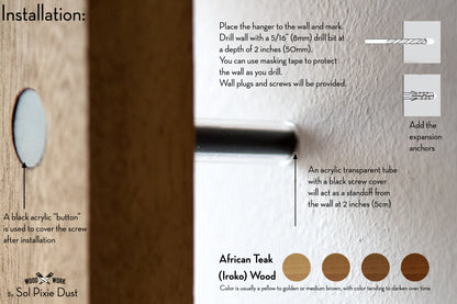 Wall Pegs and Racks - Zig Zag