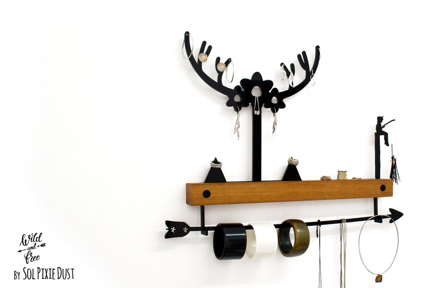 Bohemian Jewelry Display - Wall Hanging