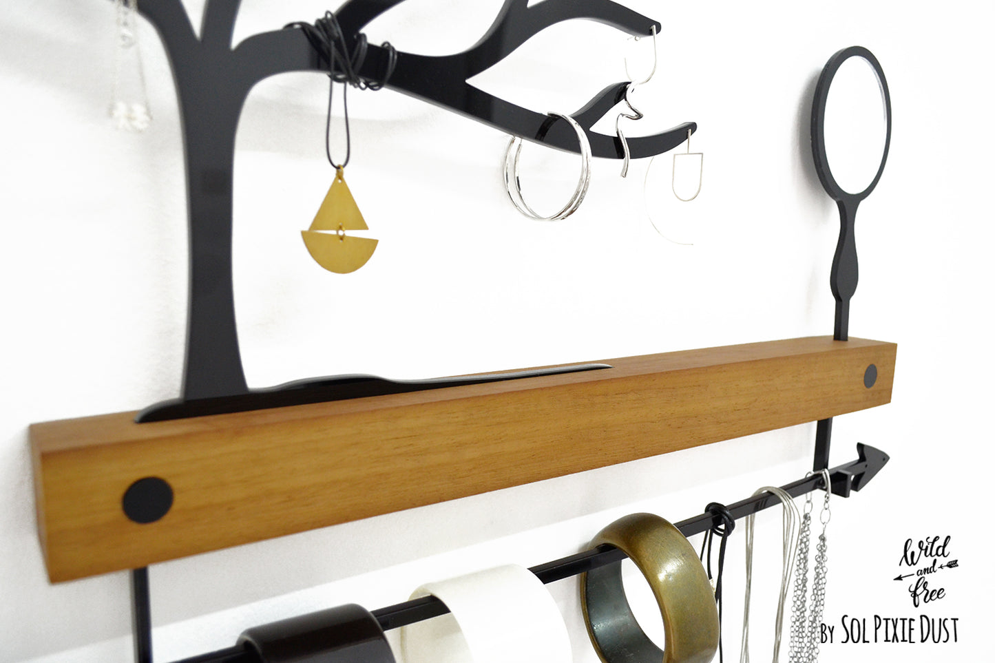 Bohemian Jewelry Display - Wall Hanging