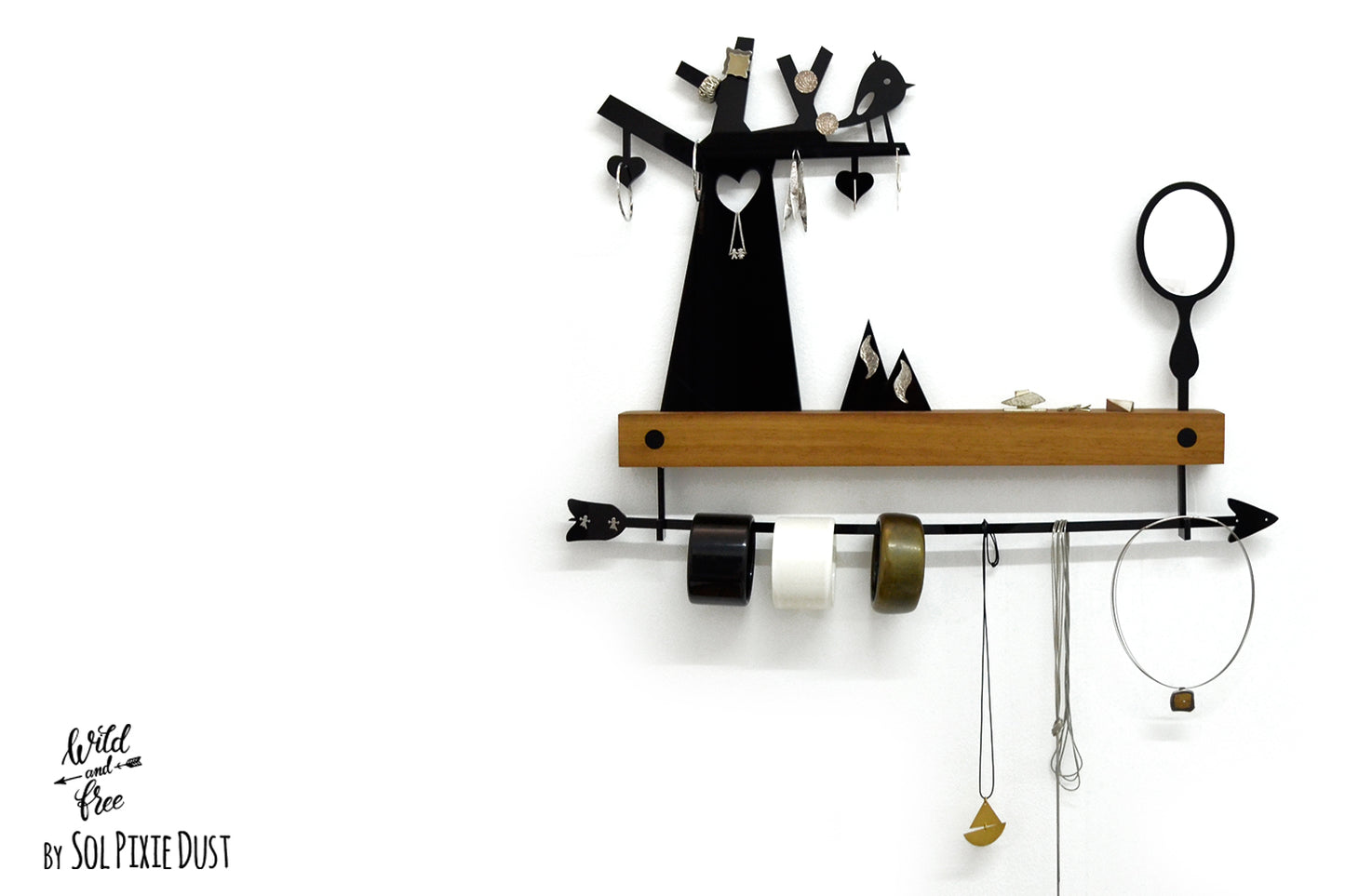 Bohemian Jewelry Display - Wall Hanging