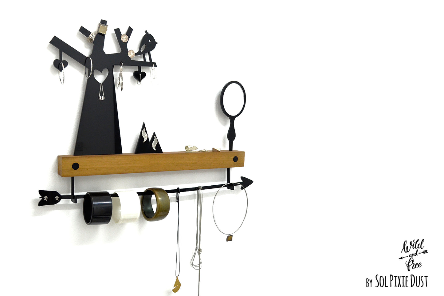 Bohemian Jewelry Display - Wall Hanging