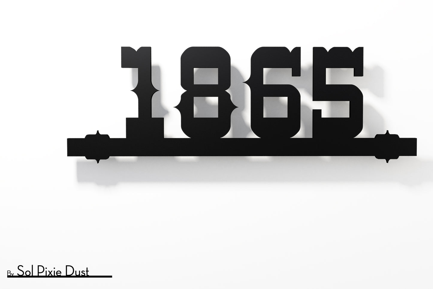 Underline House Numbers - LED Sign ( Font Options )