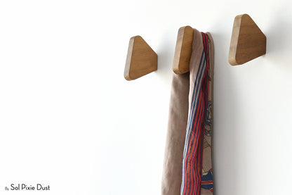 Wall Pegs and Racks - Wooden Hooks