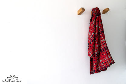 Wall Pegs and Racks - Wooden Hooks