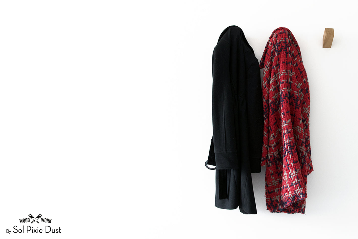 Wall Pegs and Racks - Wooden Hooks