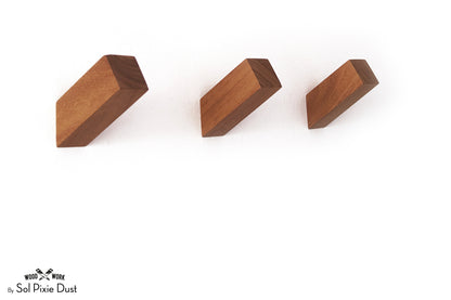 Wall Pegs and Racks - Wooden Hooks