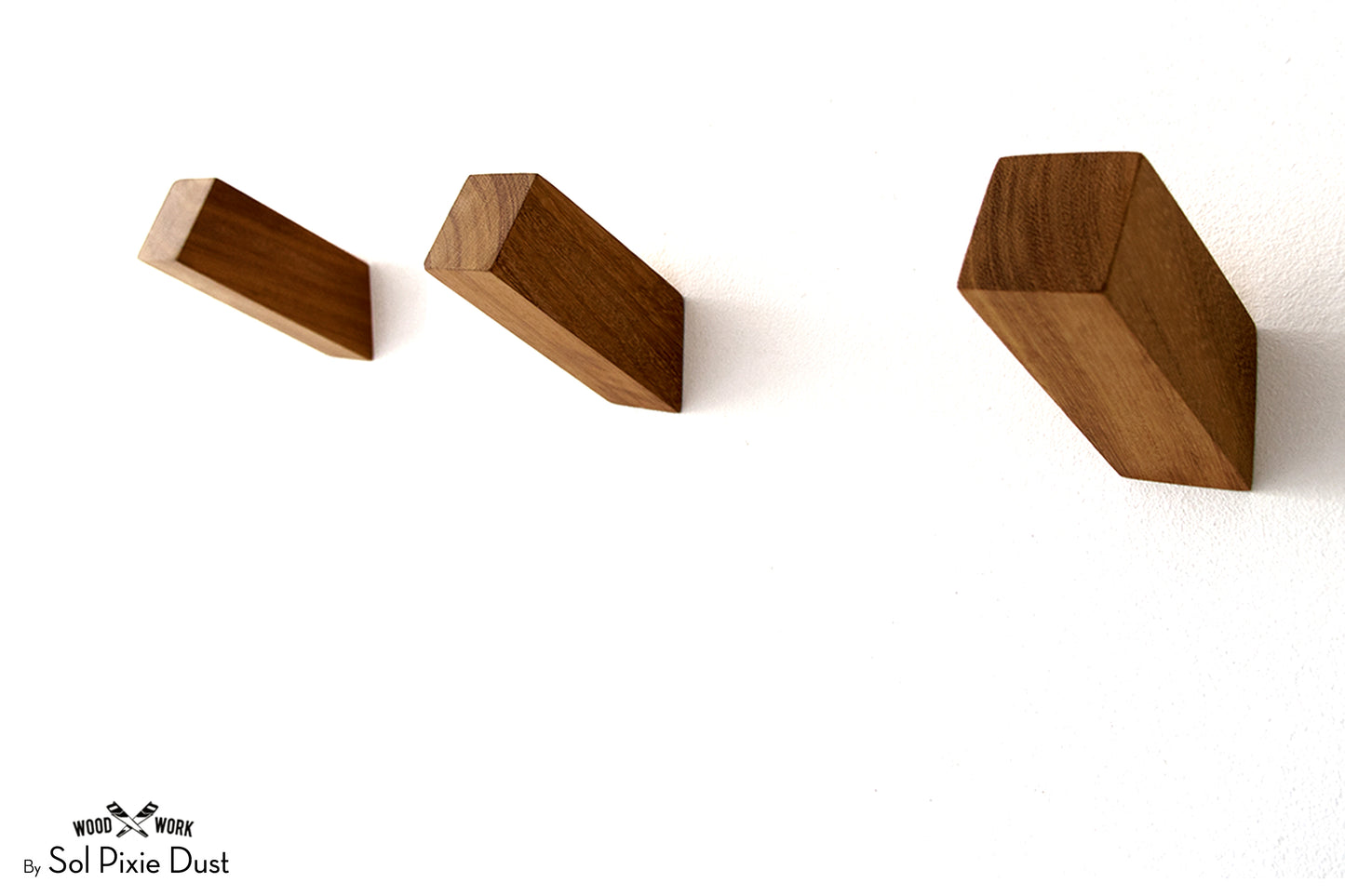 Wall Pegs and Racks - Wooden Hooks