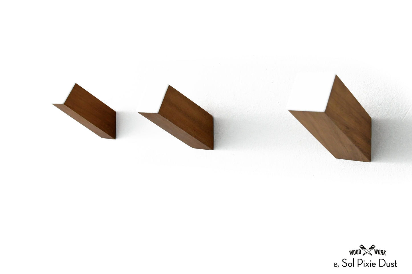 Wall Pegs and Racks - Wooden Hooks