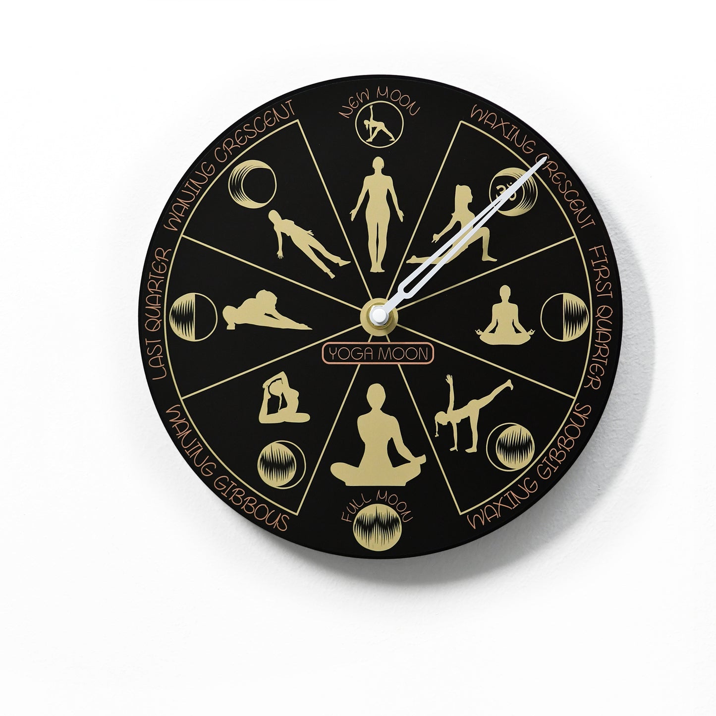 Moon Phase Wall Clock - Lunar Cycle