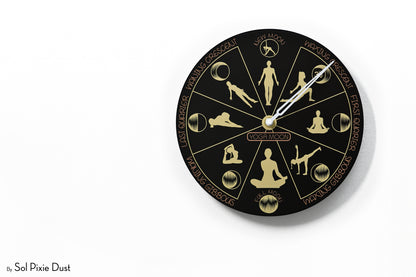 Moon Phase Wall Clock - Lunar Cycle
