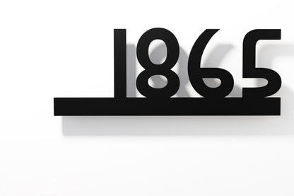 Underline House Numbers - LED Sign ( Font Options )