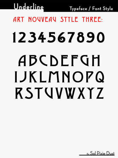 Underline House Numbers - LED Sign ( Font Options )