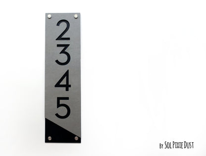 Concrete Address Plaque - Signs