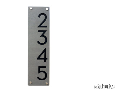 Concrete Address Plaque - Signs