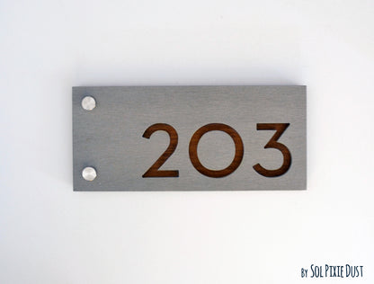 Concrete Address Plaque - Signs