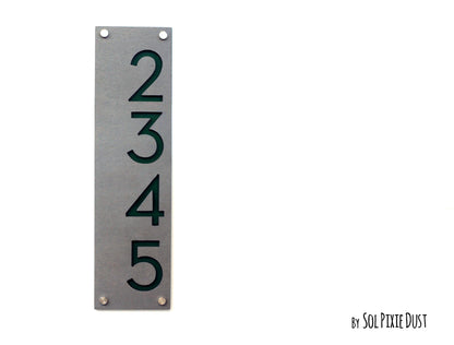 Concrete Address Plaque - Signs