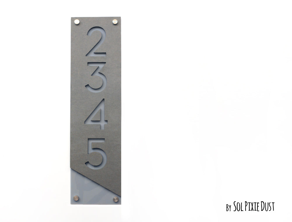 Concrete Address Plaque - Signs