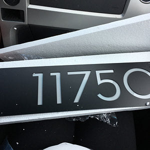 Acrylic Address Plaque - Signs