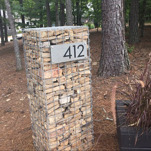 Concrete Address Plaque - Signs