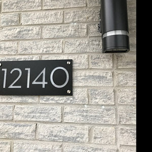 Acrylic Address Plaque - Signs