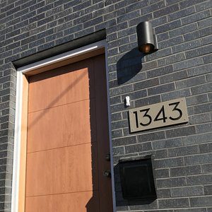 Concrete Address Plaque - Signs