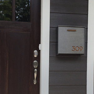 Type 1 - Wall Mounted Mailbox with Custom Door Styles & Body Colors