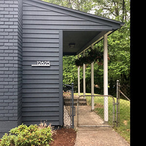 Underline House Numbers - LED Signs with Name / Address