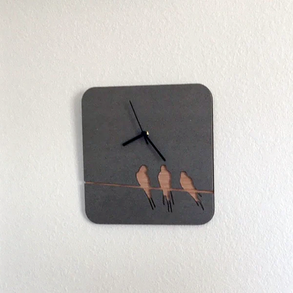 Concrete and Wood Wall Clocks Designs