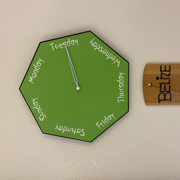 Day of The Week Clocks