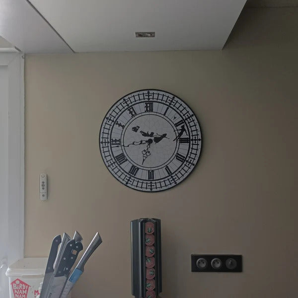 Peter Pan Big Ben Wall Clock