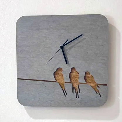 Concrete and Wood Wall Clocks Designs
