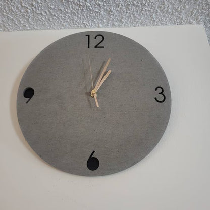 Concrete and Wood Wall Clocks Designs