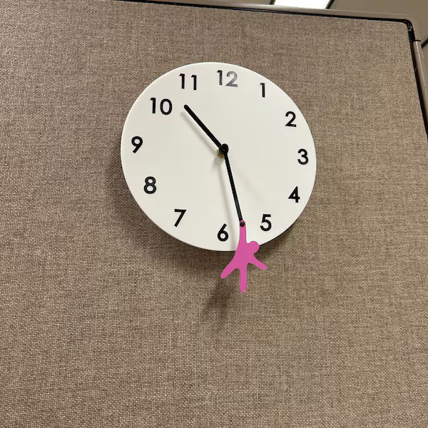 Hanging in Time Wall Clock