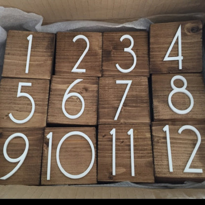 Modern House Numbers – Acrylic & Alucobond (ACP)
