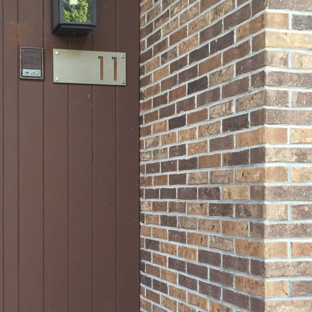 Concrete Address Plaque - Signs