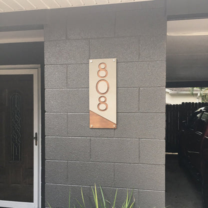 Concrete Address Plaque - Signs