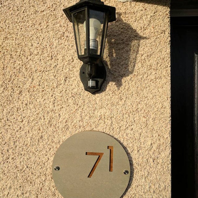 Concrete Address Plaque - Signs