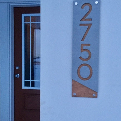 Concrete Address Plaque - Signs