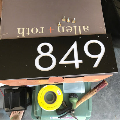 Acrylic Address Plaque - Signs