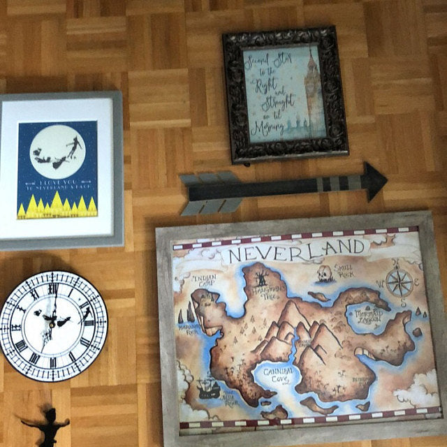 Peter Pan Big Ben Wall Clock