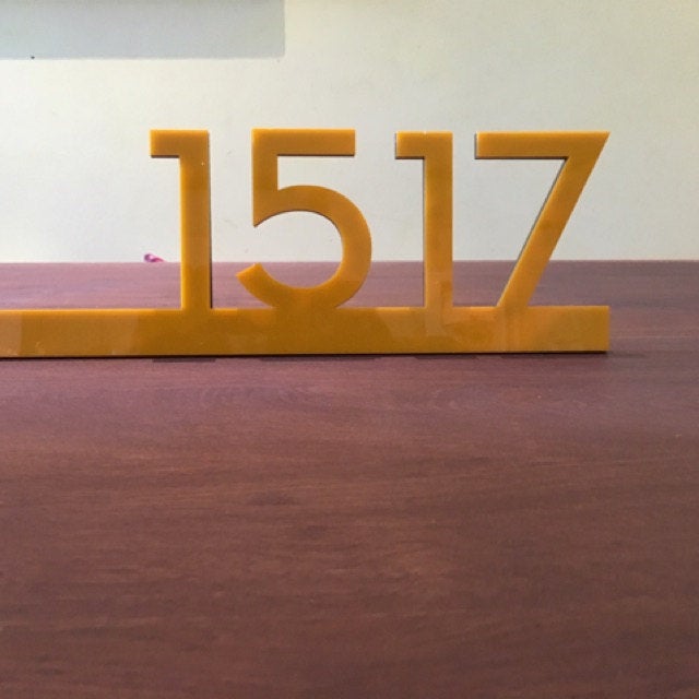 Underline House Numbers - LED Signs with Name / Address