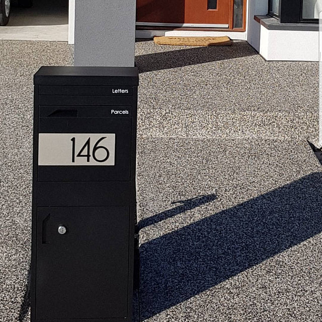 Concrete Address Plaque - Signs