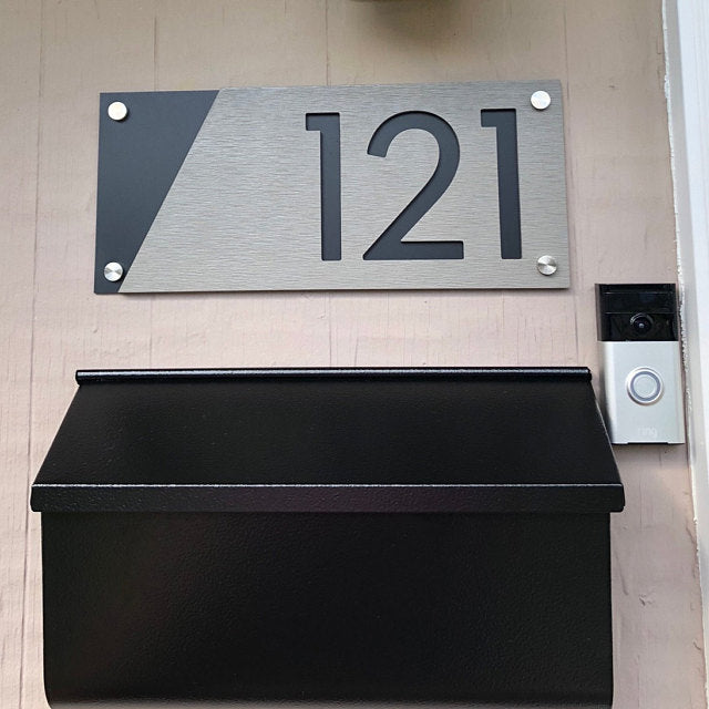 Concrete Address Plaque - Signs