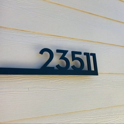 Underline House Numbers - LED Signs with Name / Address