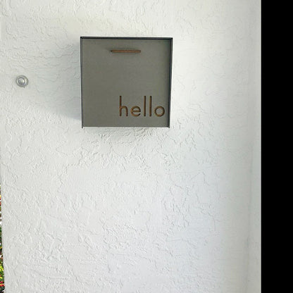 Type 1 - Wall Mounted Mailbox with Custom Door Styles & Body Colors