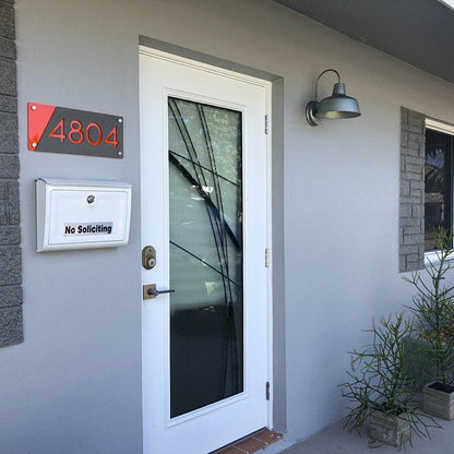 Concrete Address Plaque - Signs