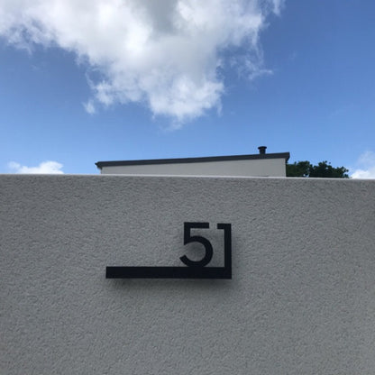 Underline House Numbers - LED Signs with Name / Address