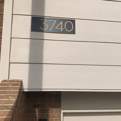 Concrete Address Plaque - Signs